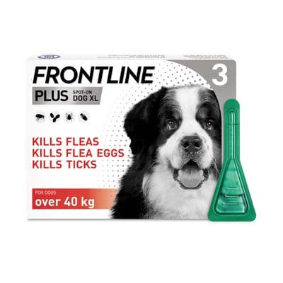 FRONTLINE PLUS SPOT ON FOR EXTRA LARGE DOGS OVER 40KG