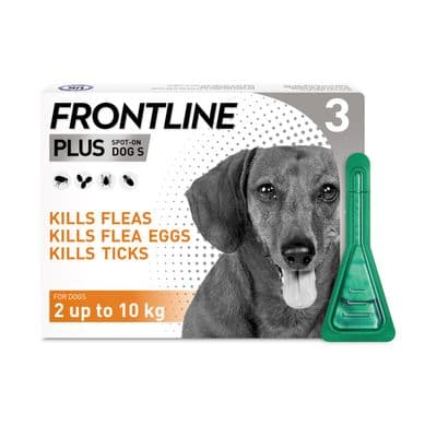 FRONTLINE PLUS SPOT ON FOR SMALL DOGS 2-10KG