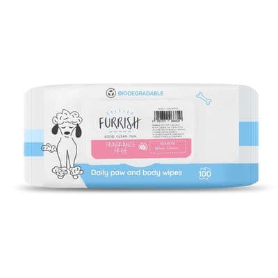 FURRISH DAILY PAW & BODY WIPES FRAGRANCE FREE