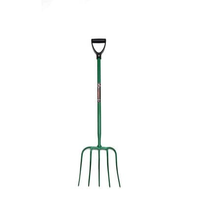 FYNALITE HI-STRENGTH MANURE FORK 5 PRONG D-GRIP