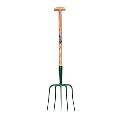 FYNALITE MANURE FORK 5 PRONG ASH HANDLE T-GRIP