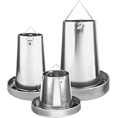 Galvanised Poultry Feeder