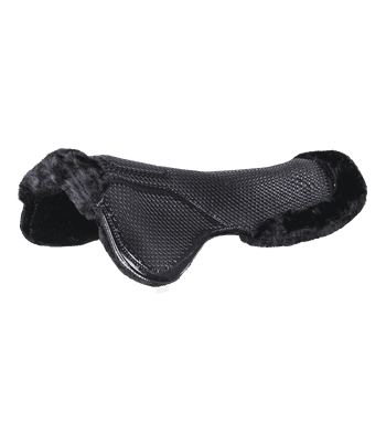 Gel Pad with Synthetic Fur Black