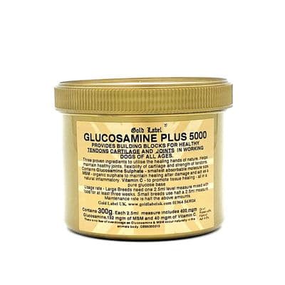 GOLD LABEL CANINE GLUCOSAMINE PLUS 5000