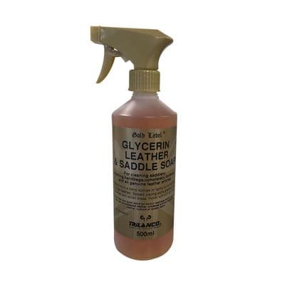GOLD LABEL GLYCERIN LEATHER & SADDLE SOAP LIQUID