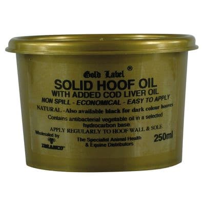 GOLD LABEL SOLID HOOF OIL NATURAL
