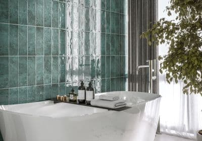 Golden Tile Gloss Wall Tile 300 x 100 x 7mm - Como Green 0.84m2