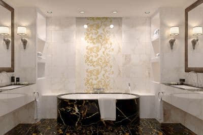 Golden Tile Saint Laurent Marble Wall Tile 300 x 600 x 9mm - 1.44m2