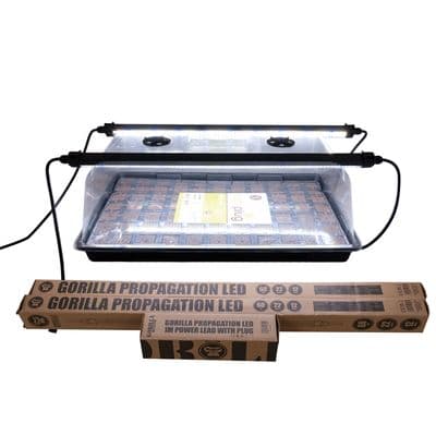 Gorilla Flexible Propagator 56 x 36 x 22cm With 2 x 60CM LED Propagator Strips - (B)