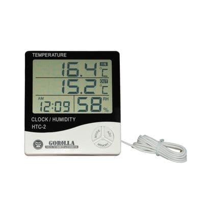 Gorilla Min/Max Thermo / hygrometer with probe
