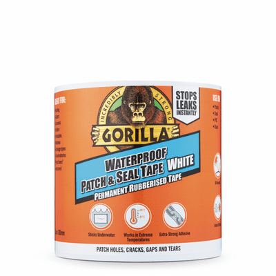 Gorilla Waterproof Patch & Seal Tape - White
