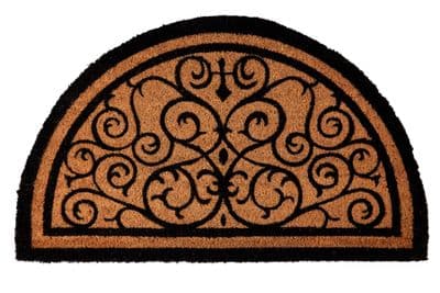Groundsman Half Moon Coir Mat - 45x75