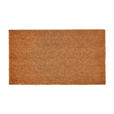 Groundsman Natural Coco PVC Backed Mat - 50 x 80cm