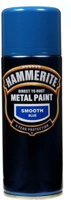 Hammerite Metal Paint 400ml Aerosol - Smooth Blue