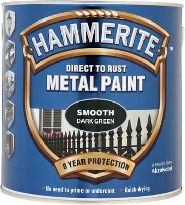 Hammerite Metal Paint Smooth 2.5L - Dark Green