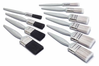 Harris Essentials Wall, Ceiling & Gloss Paint Brush Set - Pack 10