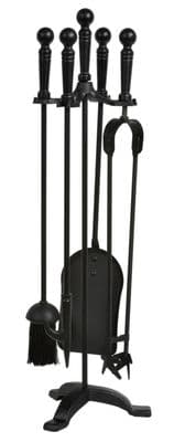 Hearth & Home All Black Companion Set 5 Piece - 25