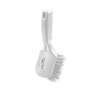 HILLBRUSH DRS SHORT HANDLED STIFF BRUSH - 254 MM - WHITE - D4WRES