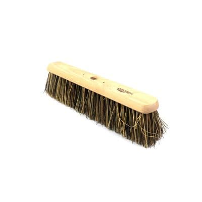 HILLBRUSH TRADE PLATFORM BROOM HEAD - 457 MM - GRASS MIX - STIFF