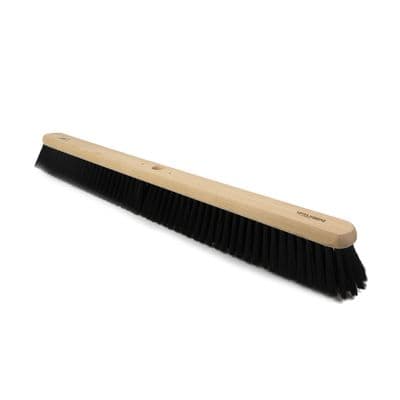 HILLBRUSH TRADE PLATFORM BROOM HEAD - 914 MM - RECYCLED PET BLACK - SOFT