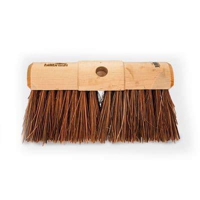 HILLBRUSH TRADE YARD BROOM HEAD - 330 MM - PURE SHERBRO - STIFF