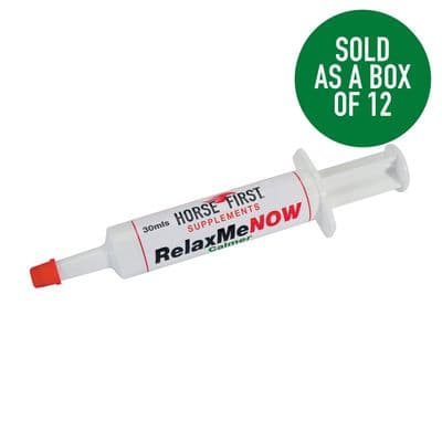 HORSE FIRST RELAX ME NOW