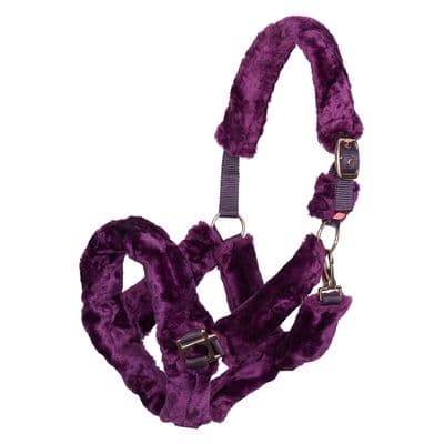 IMPERIAL RIDING HEADCOLLAR FUR IRHGO STAR BORDEAUX