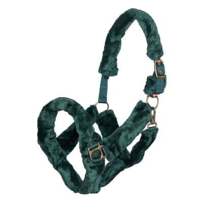 IMPERIAL RIDING HEADCOLLAR FUR IRHGO STAR FOREST GREEN