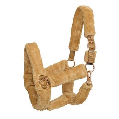 IMPERIAL RIDING HEADCOLLAR FUR IRHGO STAR TAUPE