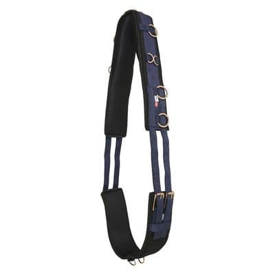 IMPERIAL RIDING LUNGING GIRTH DELUXE EXTRA NAVY/ROSE GOLD
