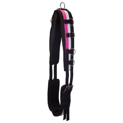 IMPERIAL RIDING LUNGING GIRTH NYLON IRHDELUXE NEON PINK