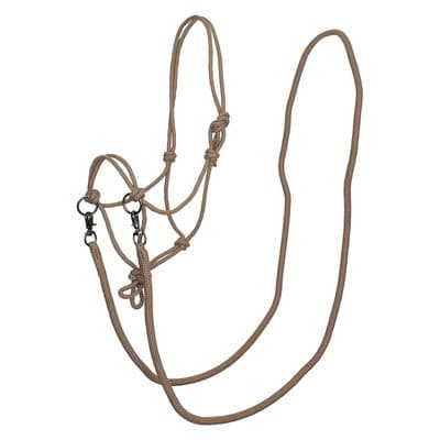 IMPERIAL RIDING ROPE HEADCOLLAR IRHFREE RIDE CAPPUCCINO