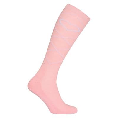IMPERIAL RIDING SOCKS IRHIMPERIAL HEART CLASSY PINK