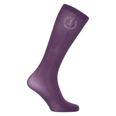 IMPERIAL RIDING SOCKS IRHIMPERIAL SPARKLE BORDEAUX