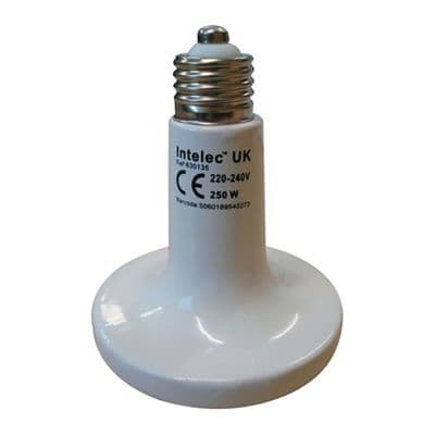 INTELEC DULL EMITTER CERAMIC INFRA-RED HEAT BULB