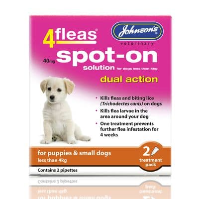 JOHNSON'S VETERINARY 4FLEAS SPOT-ON FOR PUPPIES