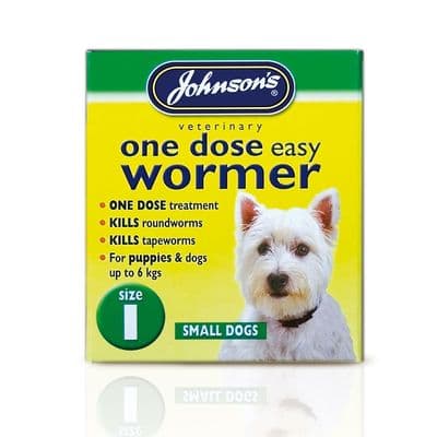 JOHNSON'S VETERINARY EASY WORMER ONE DOSE FOR DOGS