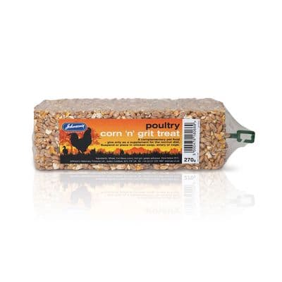 JOHNSON'S VETERINARY POULTRY CORN 'N' GRIT TREAT