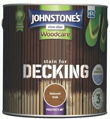 Johnstone's Decking Stain 2.5L - Natural Oak