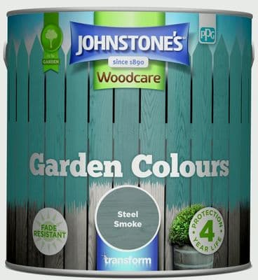 Johnstone's Garden Colours 2.5L - Steel Smoke