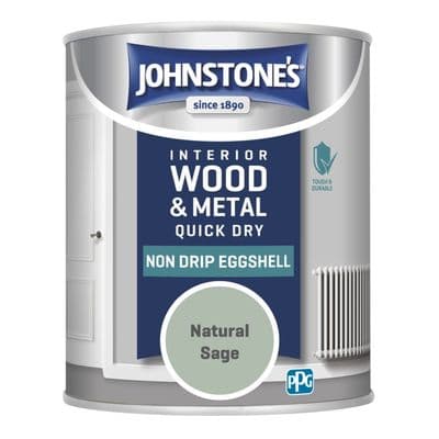 Johnstone's Non Drip Eggshell 750ml - Natural Sage