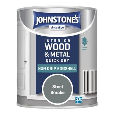 Johnstone's Non Drip Eggshell 750ml - Steel Smoke