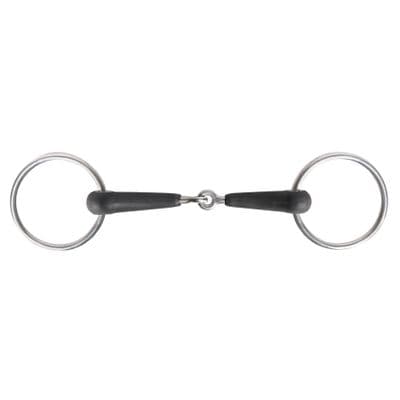 Jointed Rubber Snaffle Bit 12.5cm