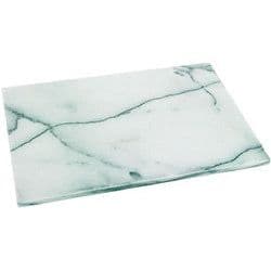 Judge Polished White Marble Board - 46cm x 30cm