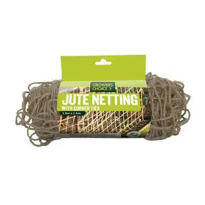 Jute Netting with Corner Ties Card Wrap 1.8m x 1.8m