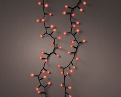 Kaemingk 500 LED Cherry Lights - Red/Black Cable