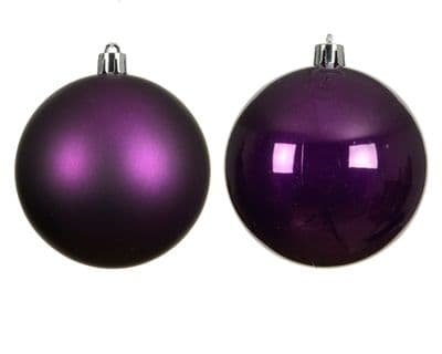 Kaemingk 6cm Baubles Box 12 - Fig