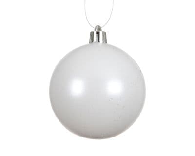 Kaemingk 6cm Baubles Box 12 - Winter White