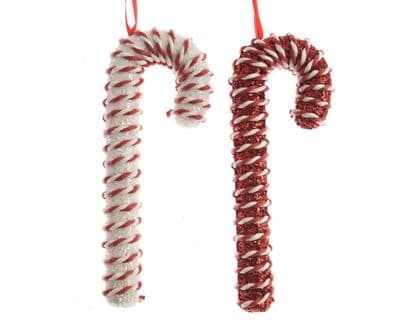 Kaemingk Candy Cane Foam Glitter - Assorted