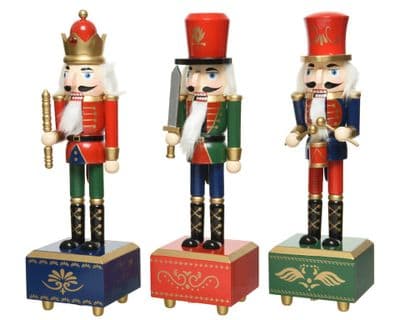 Kaemingk Fir-wood Music Box Assorted Multi - 30cm